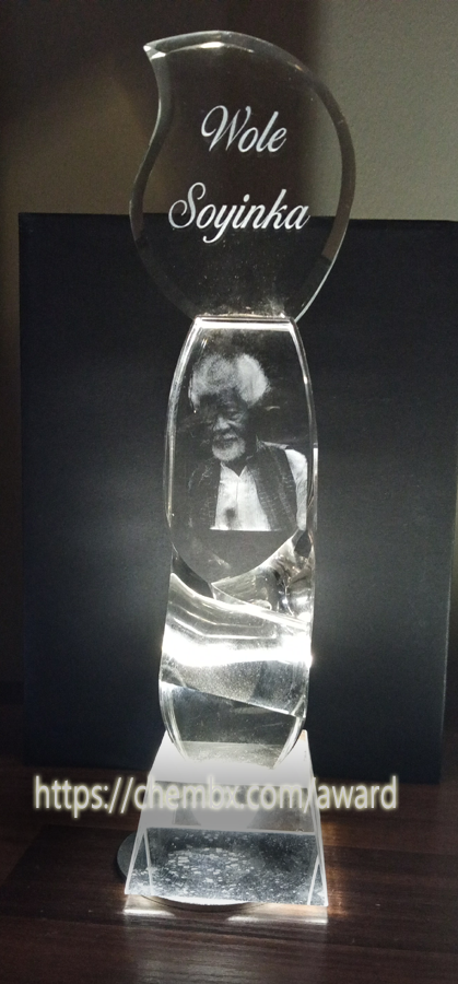 Premium 3D Crystal Plaques for Corporate Events – Custom Orders with Rotating Display Base