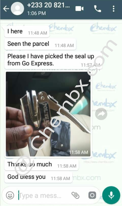 Custom embossing seal with optional logo design for businesses in Ghana