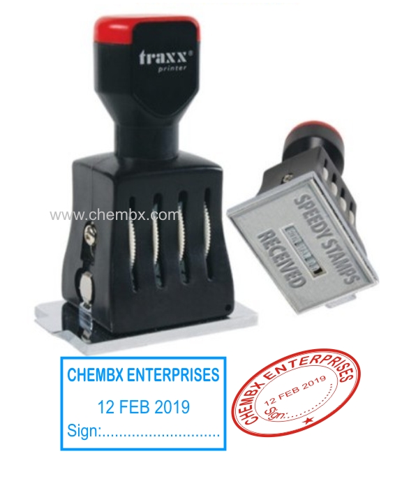 Self-inking rubber stamp in Ghana &ndash; Chembx custom stamp design