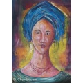 Pretty Lady African Painting Artwork